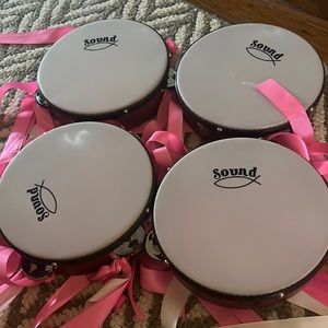 Set of 4 tambourines